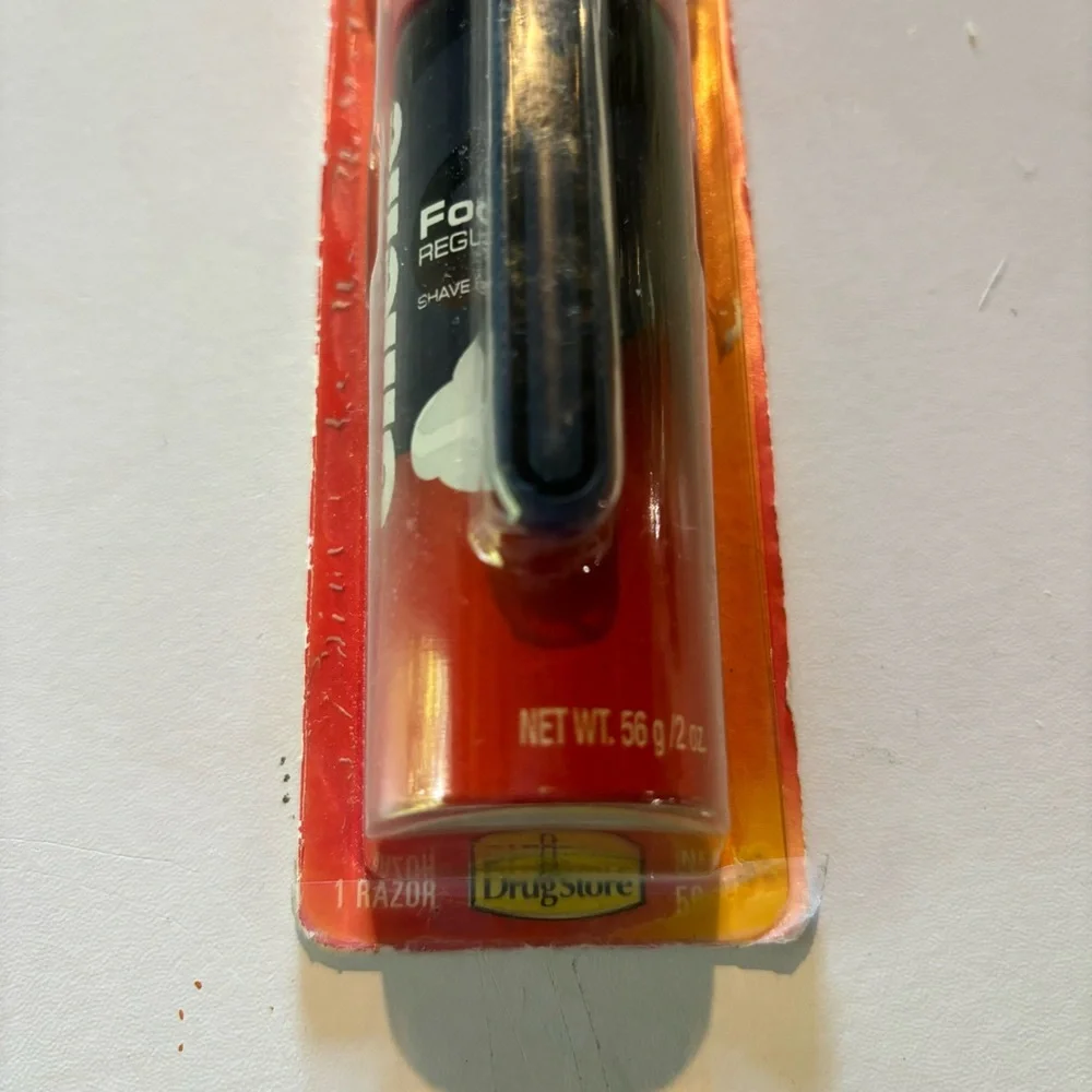 NEW Vintage Mens Gillette Good News Razor Foamy Regular Shave Foam Multipack 2